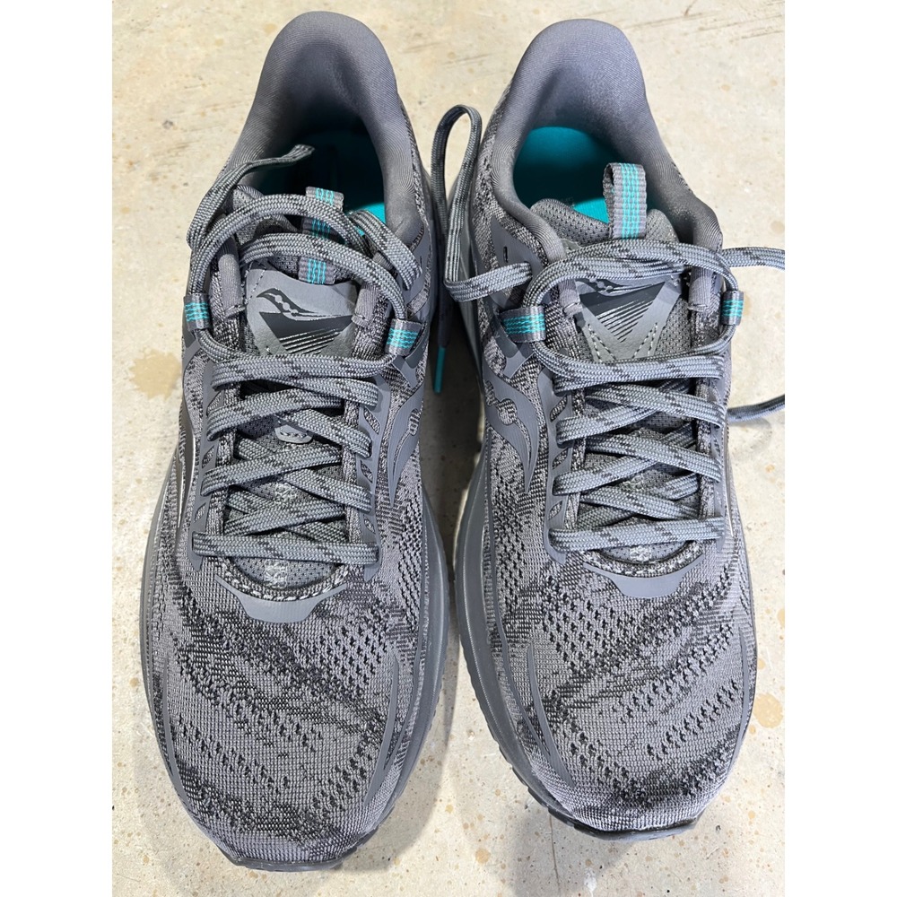 Saucony Omni 20 Womens Grey Teal Running Shoes S10682-16 FORMFIT Sneakers